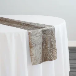 Marigold Sequins Table Runner in Rose Gold