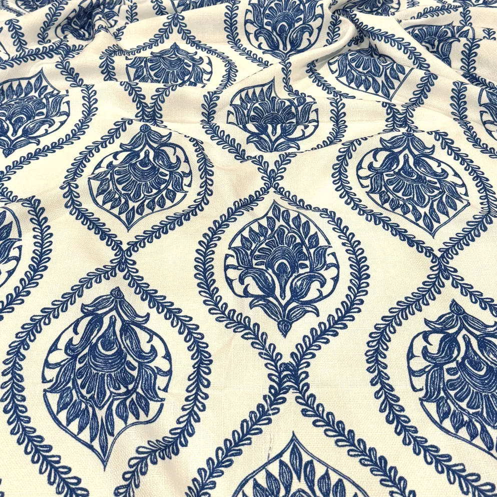 Mayfair (Slub Print) Table Napkin in Royal