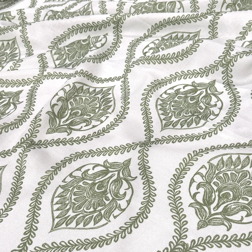 Mayfair (Slub Print) Table Napkin in Sage