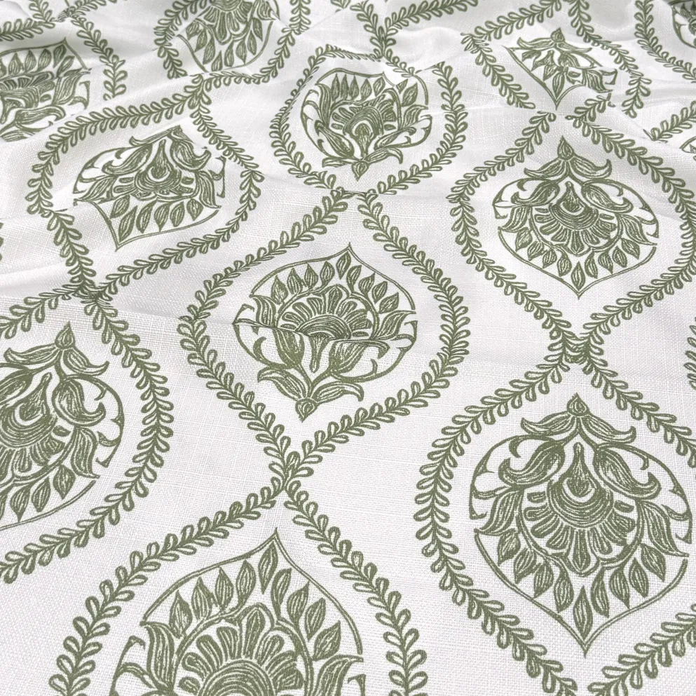 Mayfair (Slub Print) Table Napkin in Sage