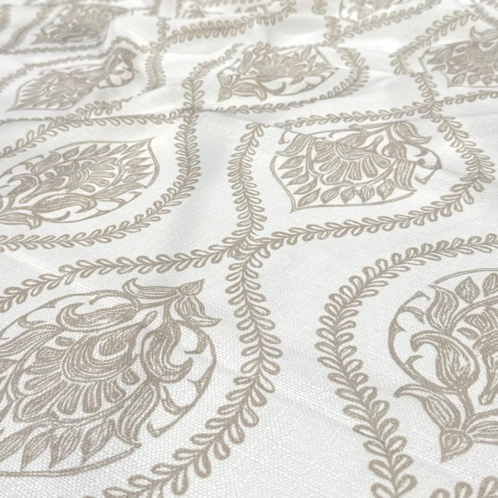 Mayfair (Slub Print) Table Napkin in Taupe