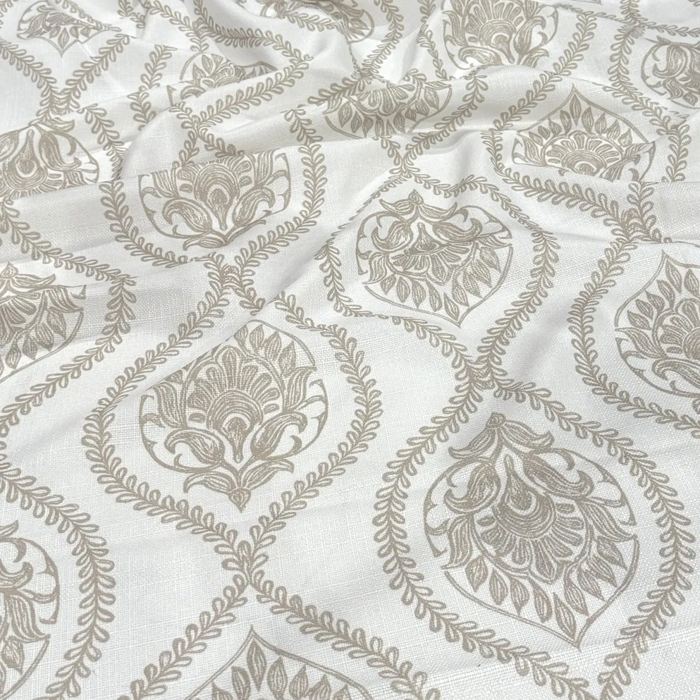 Mayfair (Slub Print) Table Napkin in Taupe