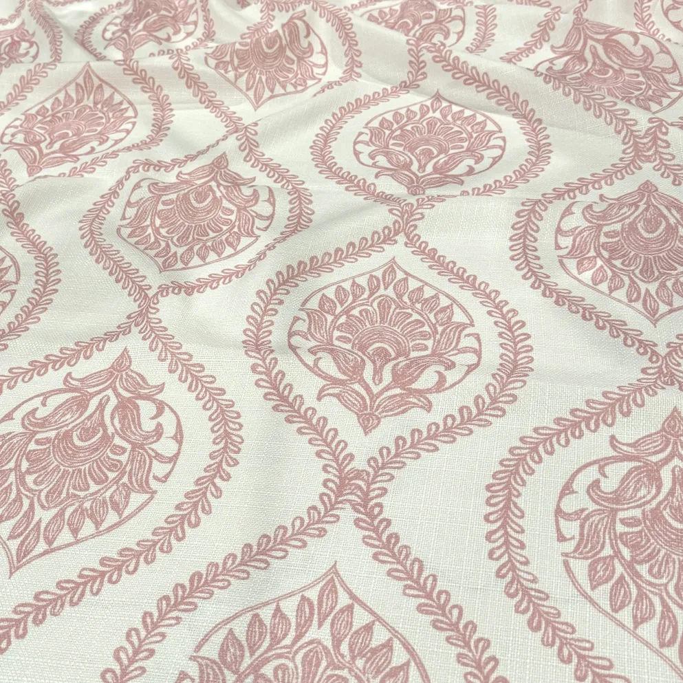 Mayfair (Slub Print) Table Runner in Dusty Rose