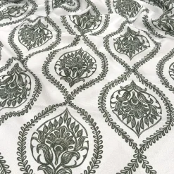 Mayfair (Slub Print) Table Runner in Willow Green