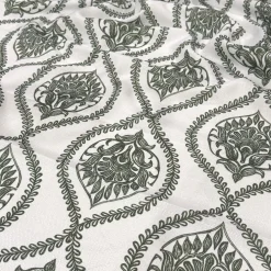 Mayfair (Slub Print) Table Runner in Willow Green