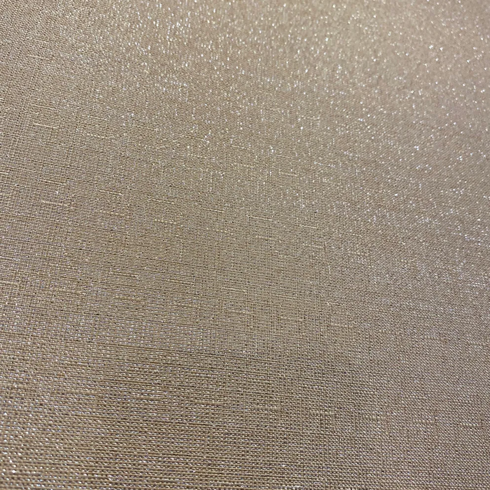 Metallic Burlap Table Linen in Champagne/Silver