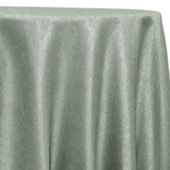 Metallic Burlap Table Linen in Platinum