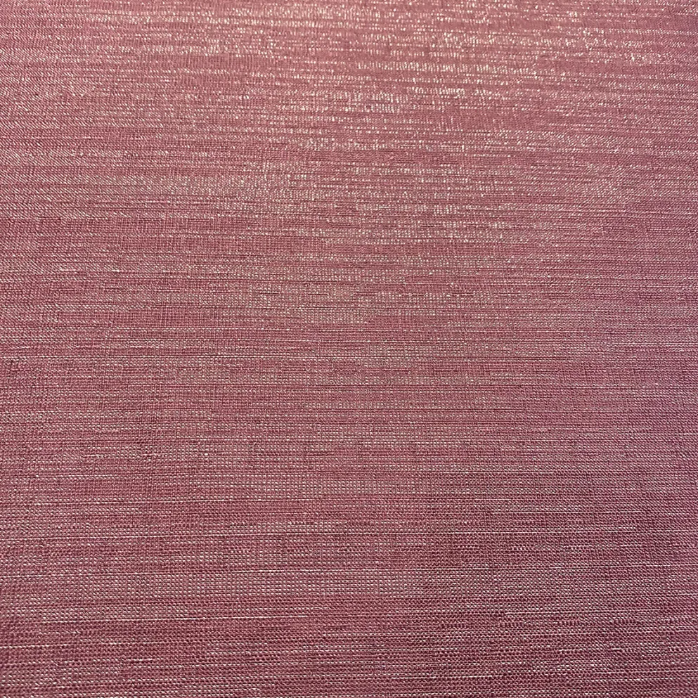 Metallic Burlap Table Linen in Orchid/Silver