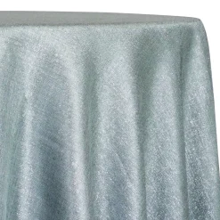Metallic Burlap Table Linen in Gray/Silver