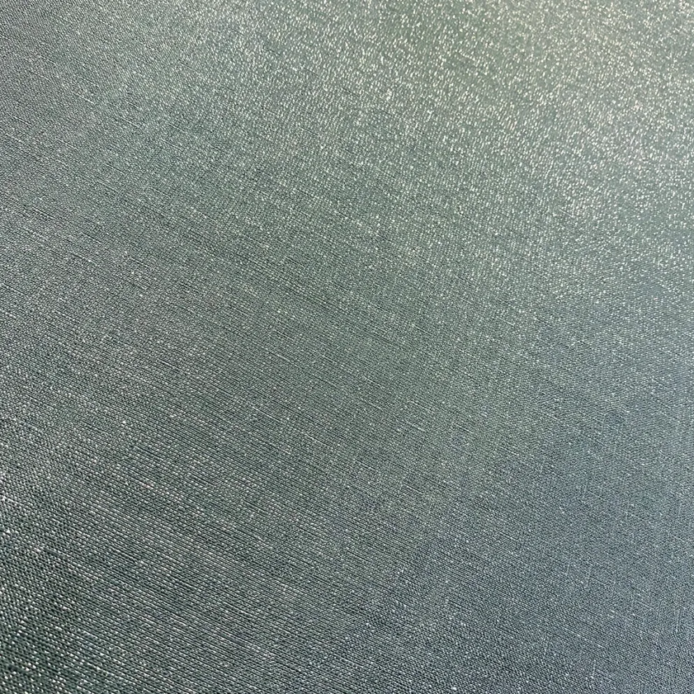 Metallic Burlap Table Linen in Gray/Silver