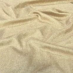 Metallic Burlap Table Napkins in Beige/Gold