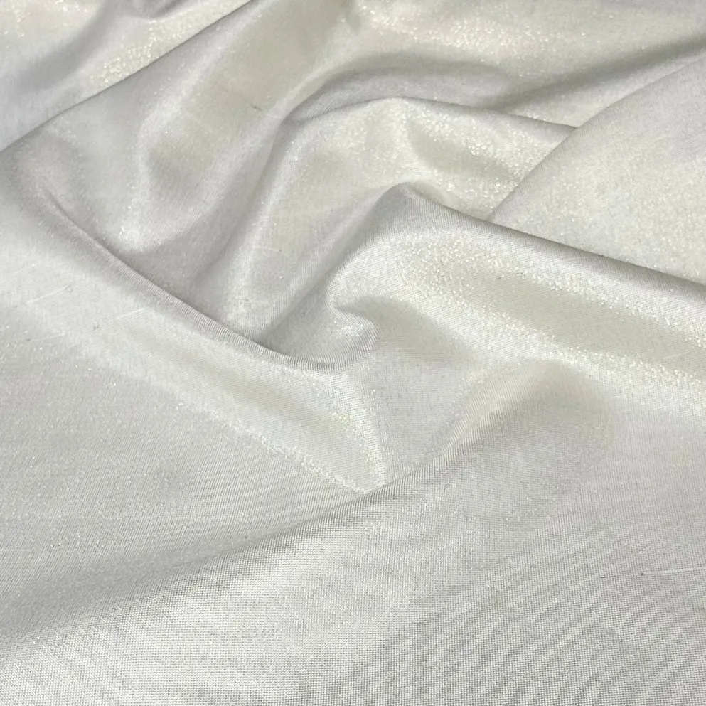 Metallic Burlap Table Napkins in Ivory/Gold