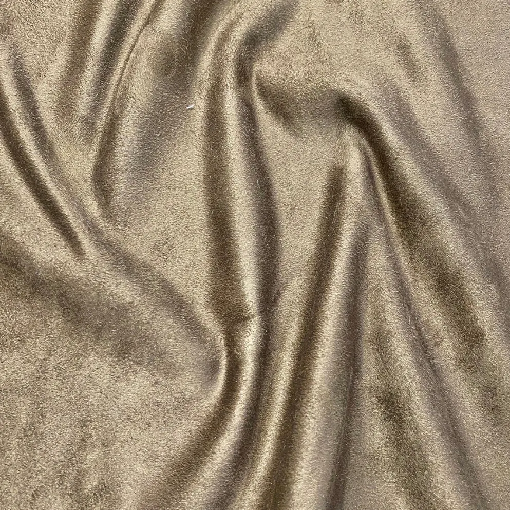 Microfiber Suede Table Linen in Camel