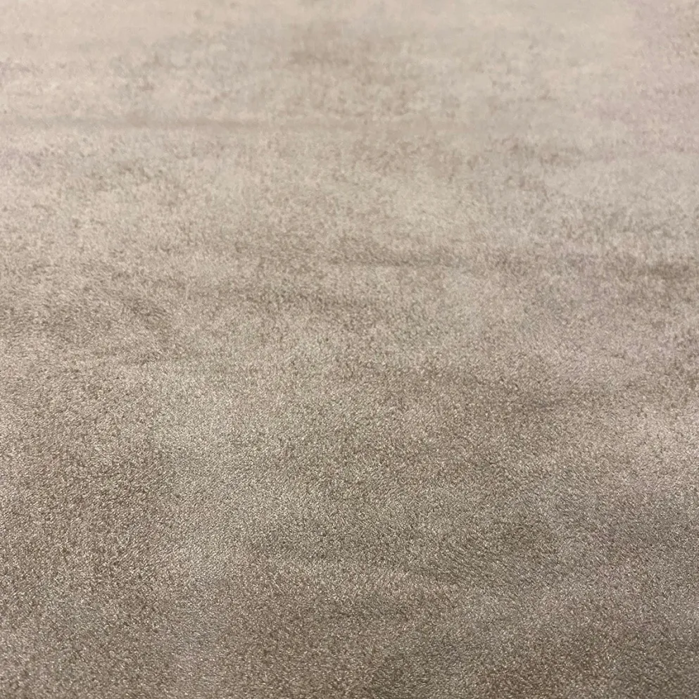 Microfiber Suede Table Linen in Khaki