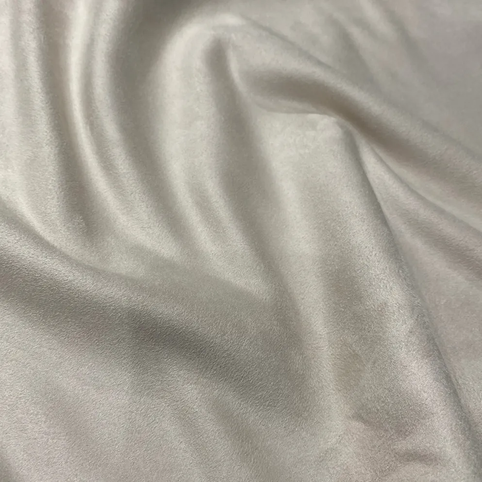 Microfiber Suede Table Napkin in Ivory