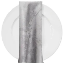 Microfiber Suede Table Napkin in Lt Grey