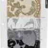 Milan Lace (w/ Poly Lining) Table Napkin in Black
