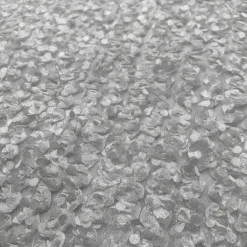 Mini Petals On Mesh Table Runner in White