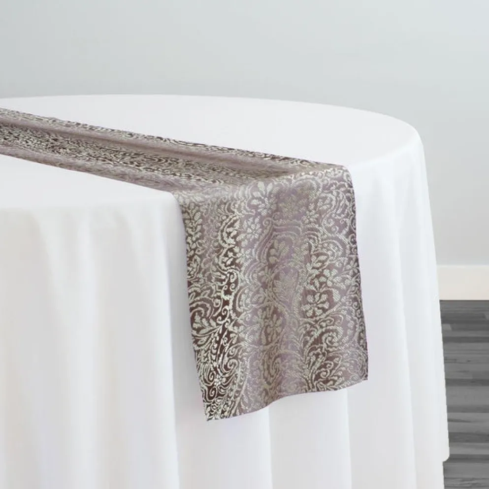 Miramar Jacquard Table Runner in Mauve