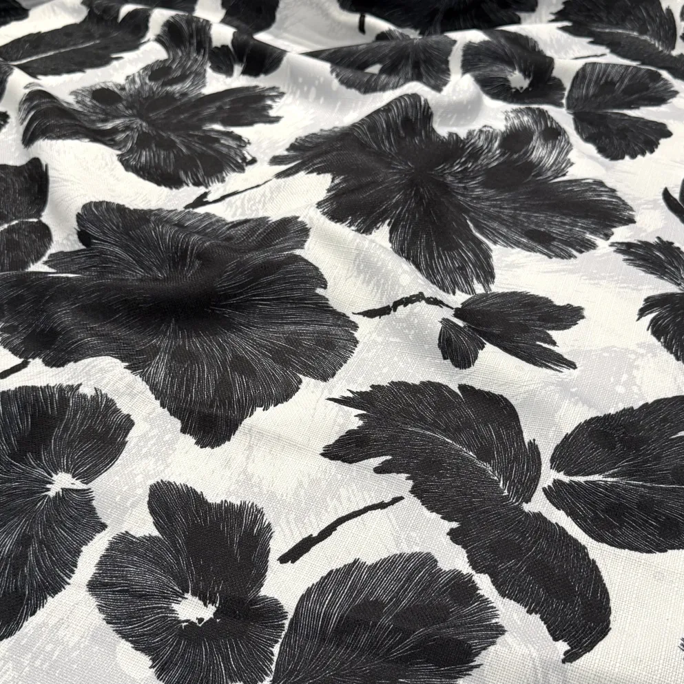 Mono Leaf (Slub Print) Table Napkin