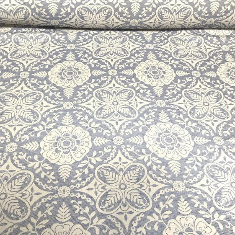 Morocco Jacquard (Reversible) Table Napkin in Blue