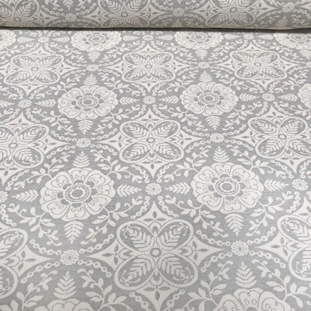 Morocco Jacquard (Reversible) Table Napkin in Grey