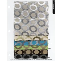 Mosaic Jacquard (Reversible) Table Runner in Turquoise and Silver