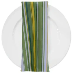 Multi-Color Stripe Table Napkin in Citrus