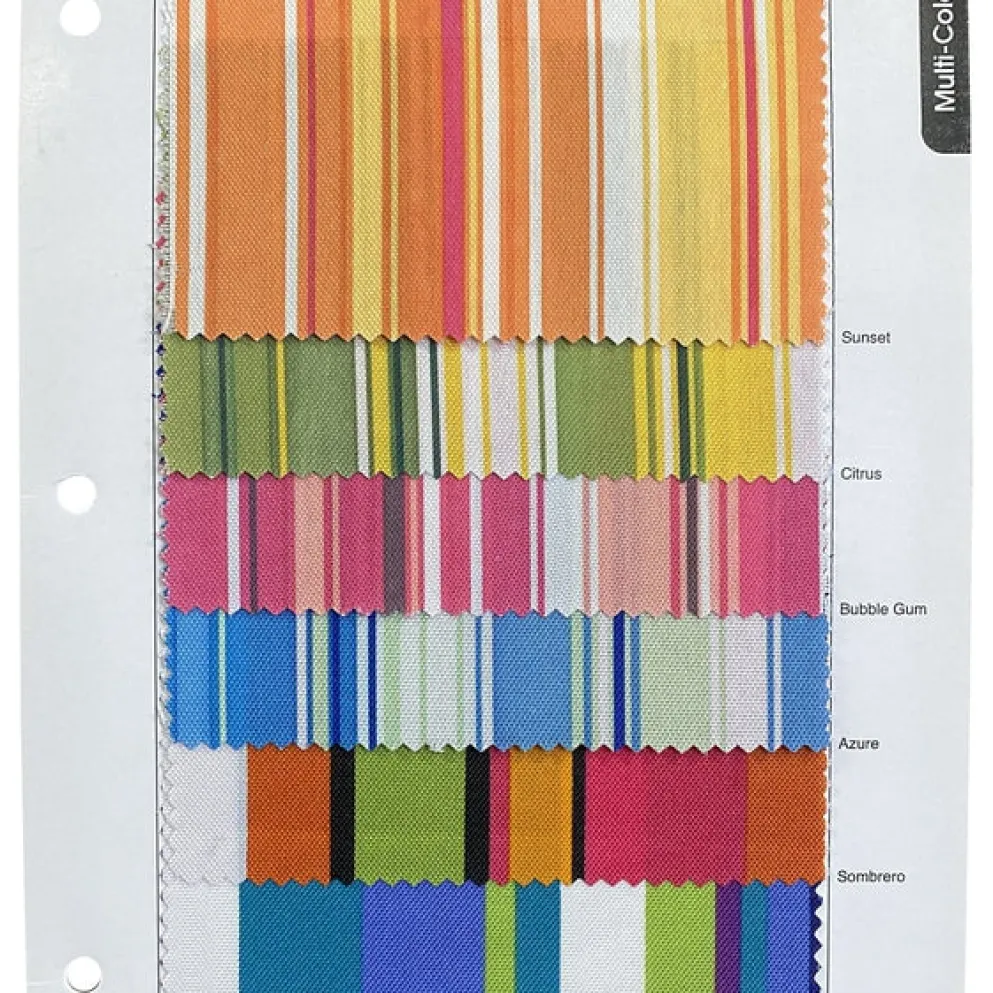 Multi-Color Stripe Table Napkin in Sunset