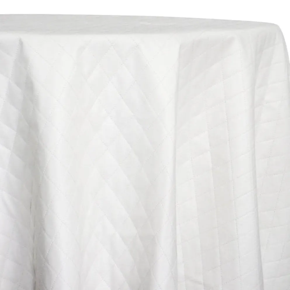 Murano Quilt Table Linen in White