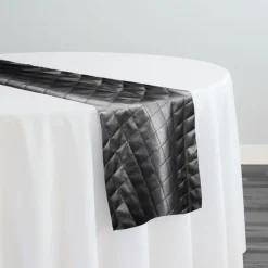 Murano Quilt Table Runner in Black