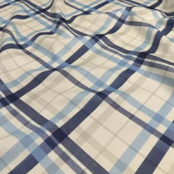 Nautical Plaid (Slub Print) Table Runner