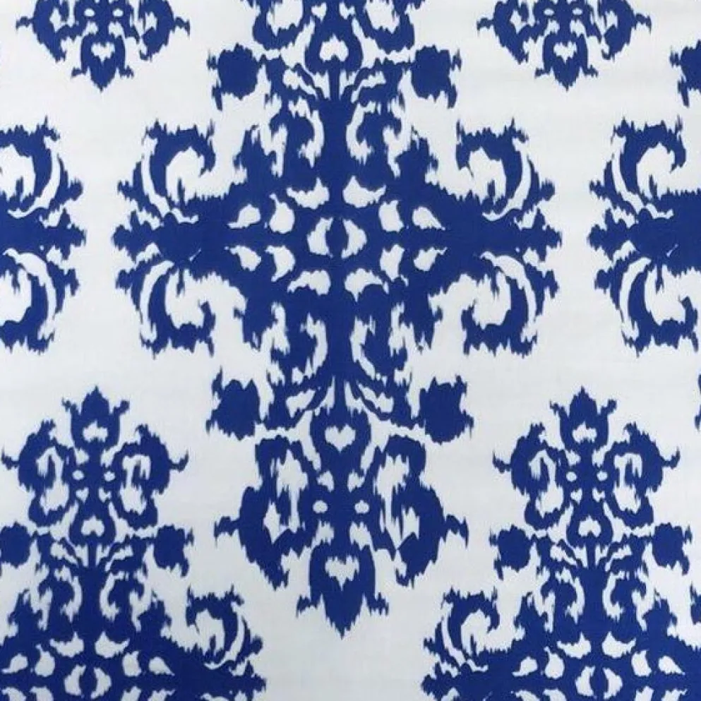 Newport Print (Dupioni) Table Runner in Royal