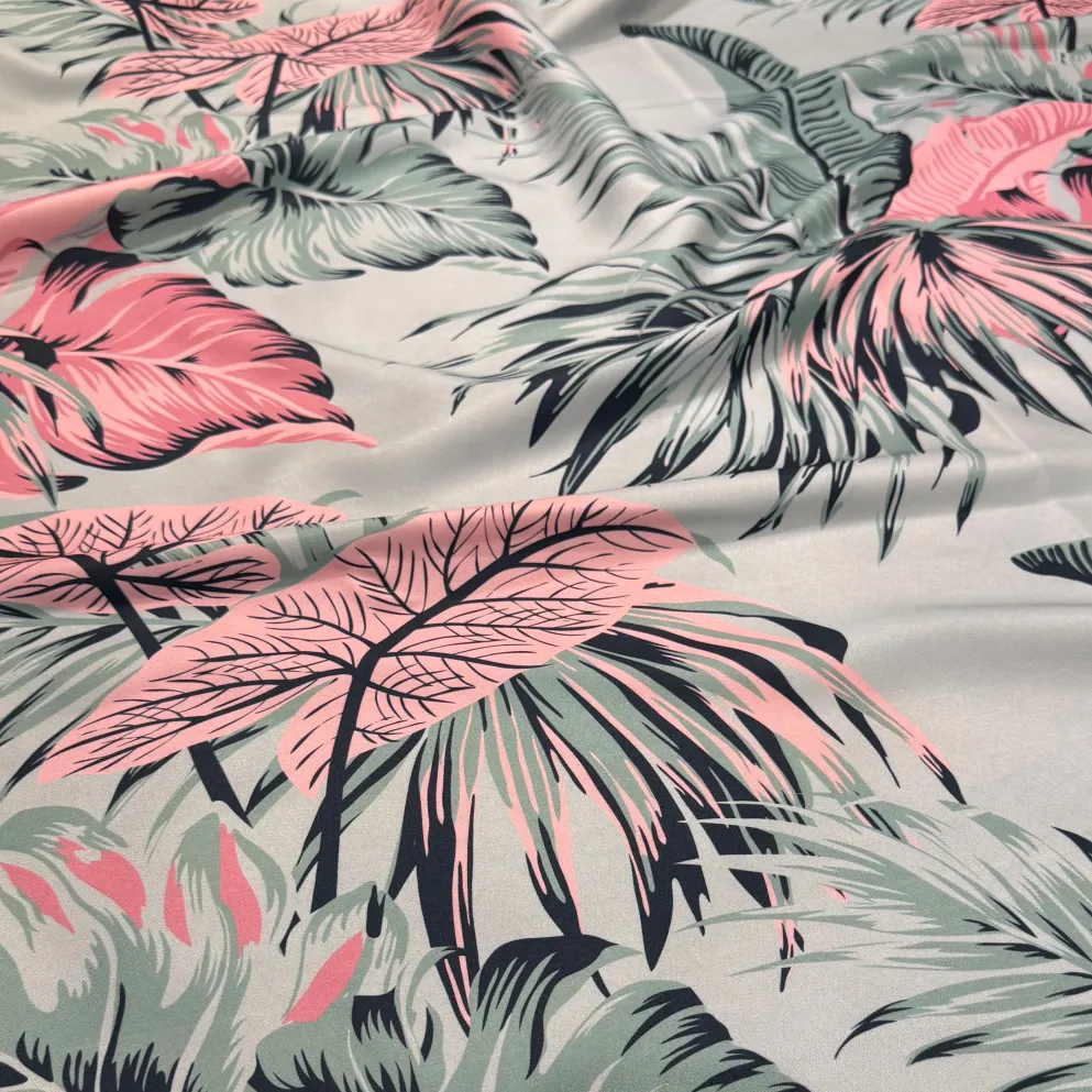 Palmetto (Poly Print) Table Napkin in Sage