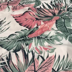 Palmetto (Poly Print) Table Runner in White