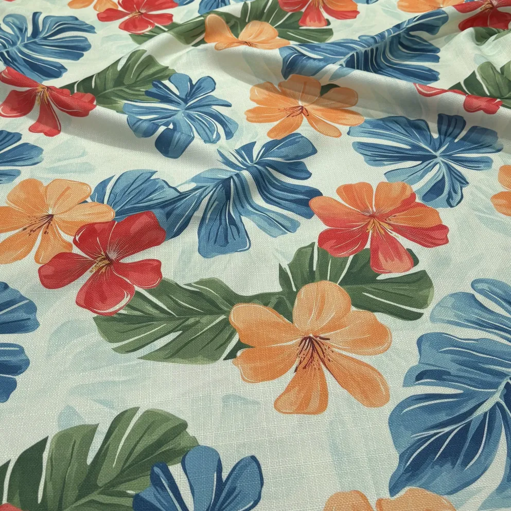 Palm Paradise (Slub Print) Table Napkin