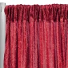 Panne (Crush) Velvet Drapery Panel in Burgundy