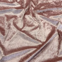 Panne (Crush) Velvet Table Runner in Dusty Rose