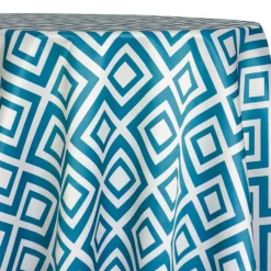 Paragon Print (Lamour) Table Linen in Teal