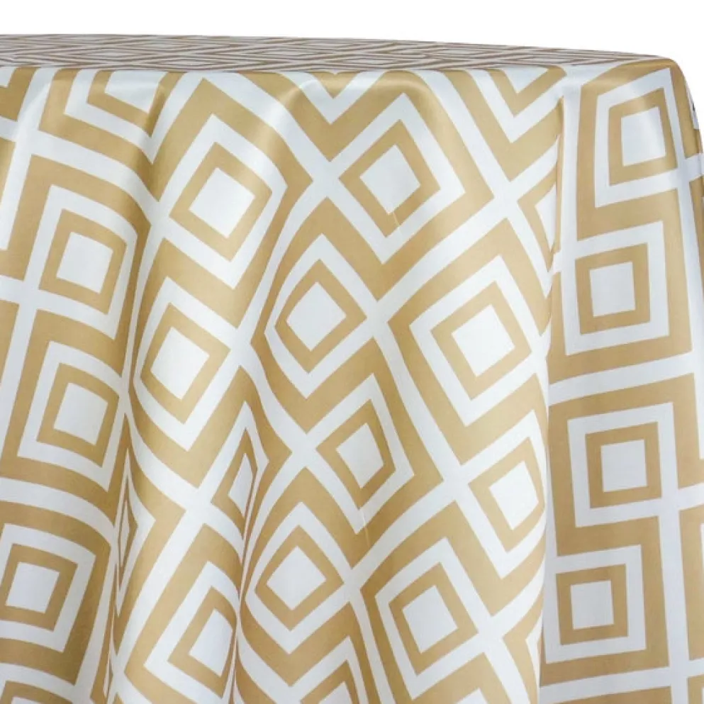 Paragon Print (Lamour) Table Linen in Taupe
