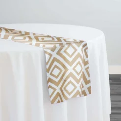 Paragon Print (Lamour) Table Runner in Khaki