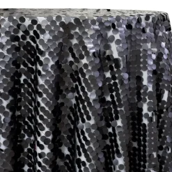 Payette Sequins Table Linen in Black