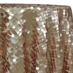 Payette Sequins Table Linen in Champagne