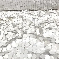 Payette Sequins Table Runner in White