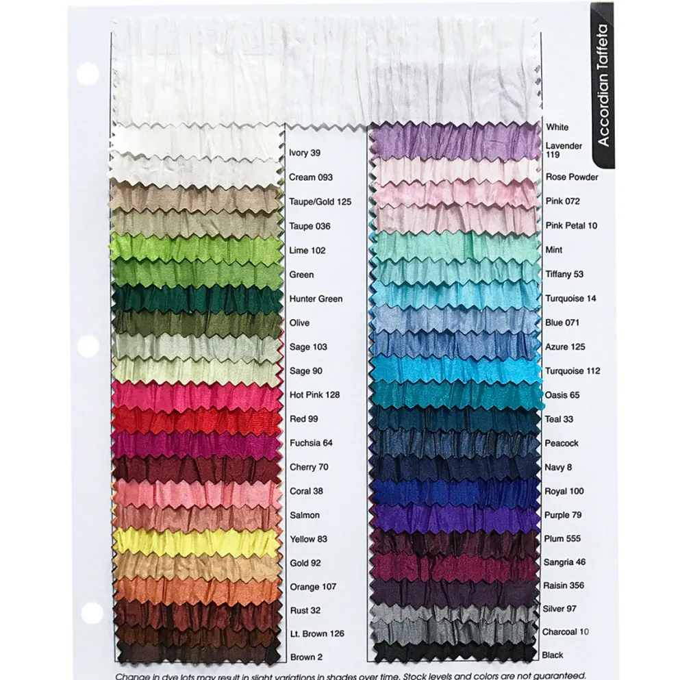 1pc - Accordion Taffeta Table Linen 90"x90" Square - Sangria 46
