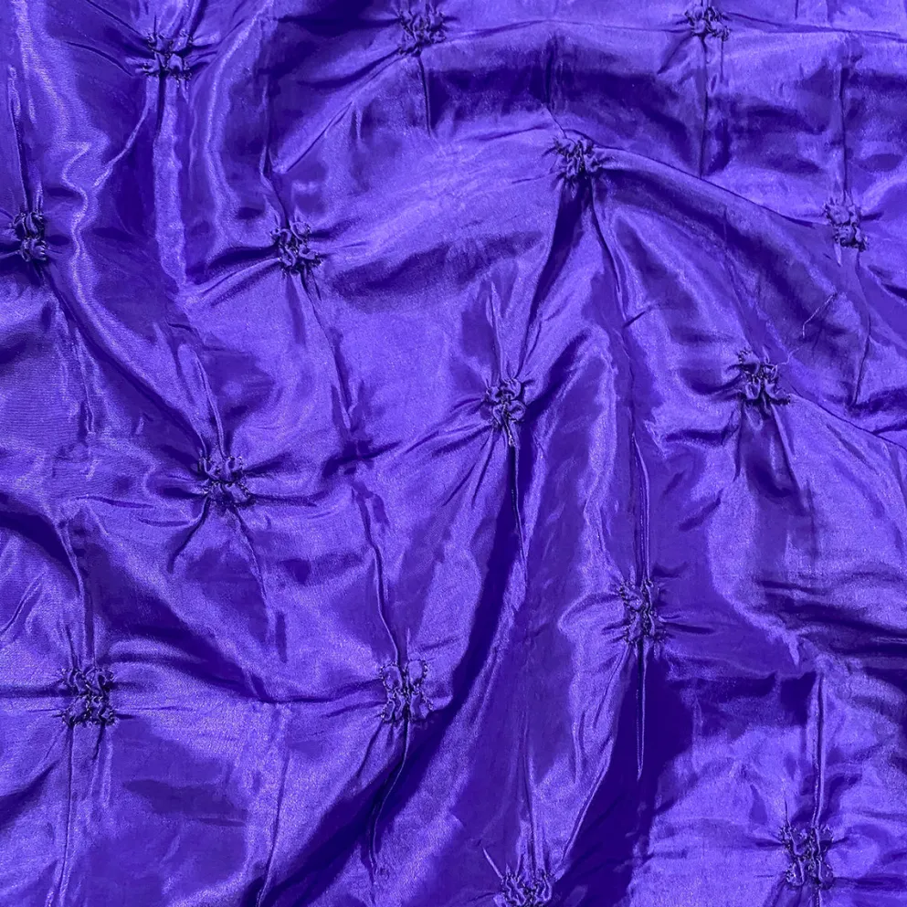 1pc - Belly Button (Pinwheel) Table Linen 132" Round - Purple
