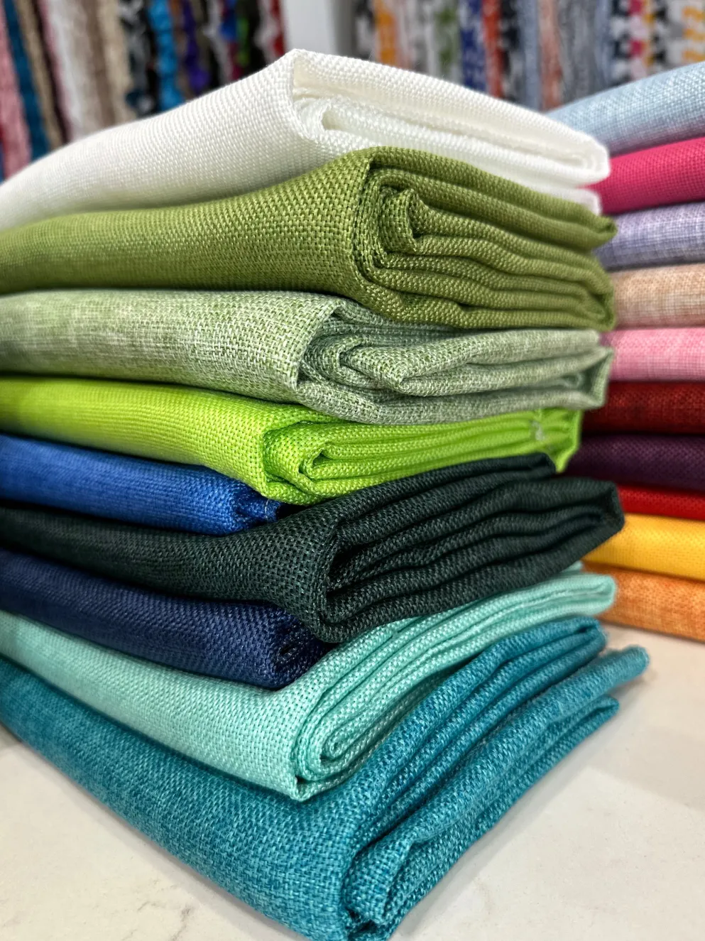 1pc - Imitation Burlap Table Linen 72"x72" Square - Natural