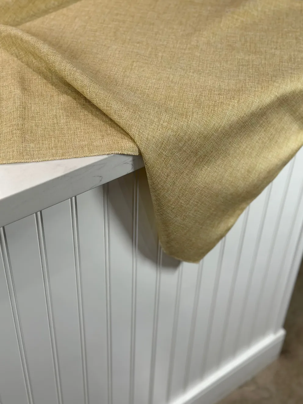 1pc - Imitation Burlap Table Linen 72"x72" Square - Natural