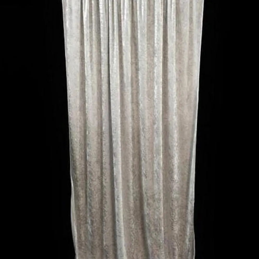 1pc - Panne (Crush) Velvet Drapery Panel in Hunter Green (16' Tall x 58" Wide)