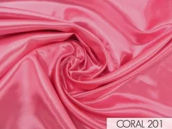 100pcs - Bridal Satin - 8"x108" Sash w/ Slanted Ends - Coral 201